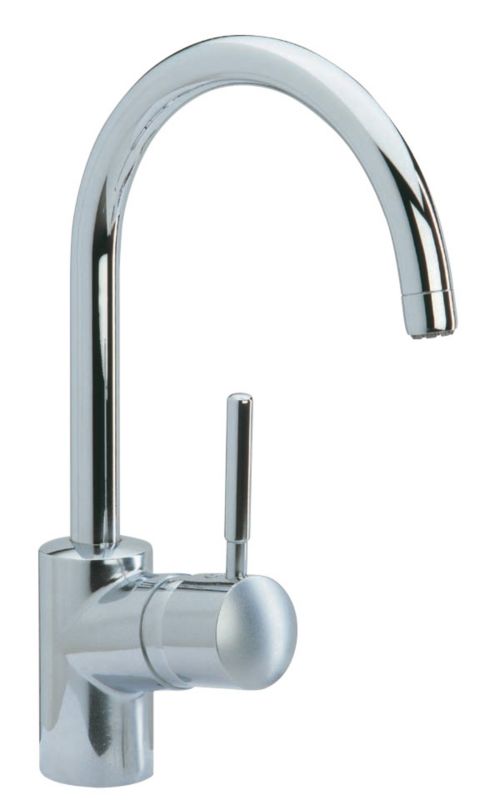 image :Damixa Cylindrical Kitchen Mono Mixer Tap Chrome Plated