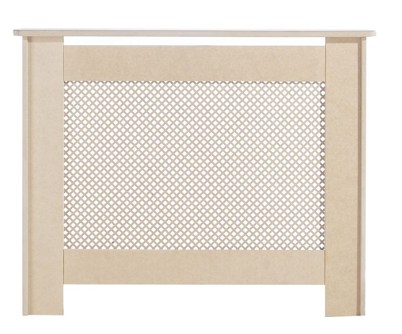 Winther Browne Modern Radiator Cabinet Unfinished MDF Small