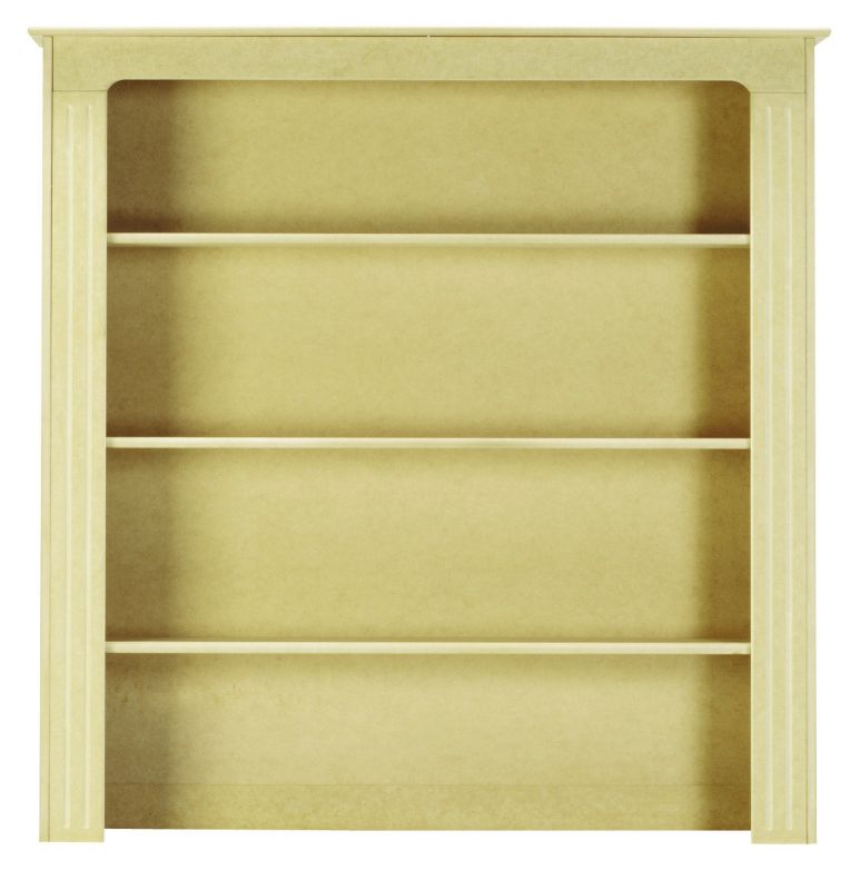 Classic Bookcase Unfinished MDF (H)1212 x (W)200 x (L)1198mm