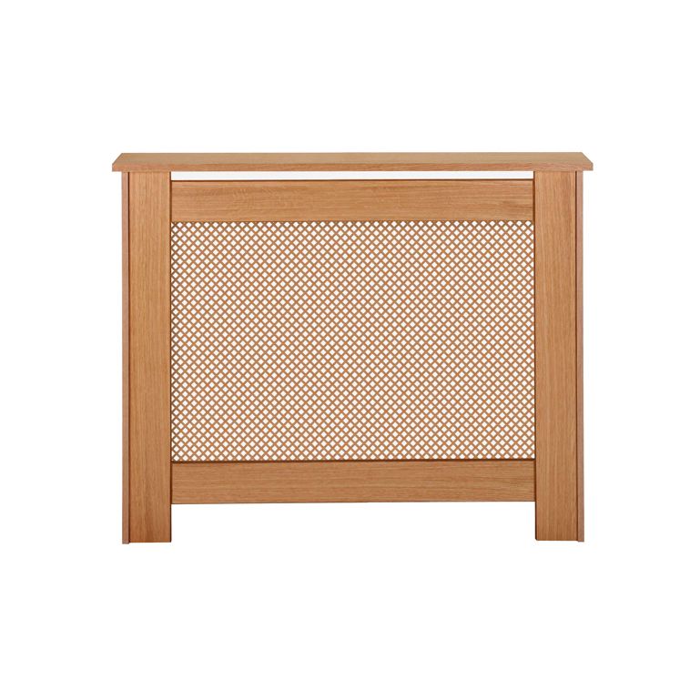 Winther Browne Modern Radiator Cabinet Oak Veneered Small