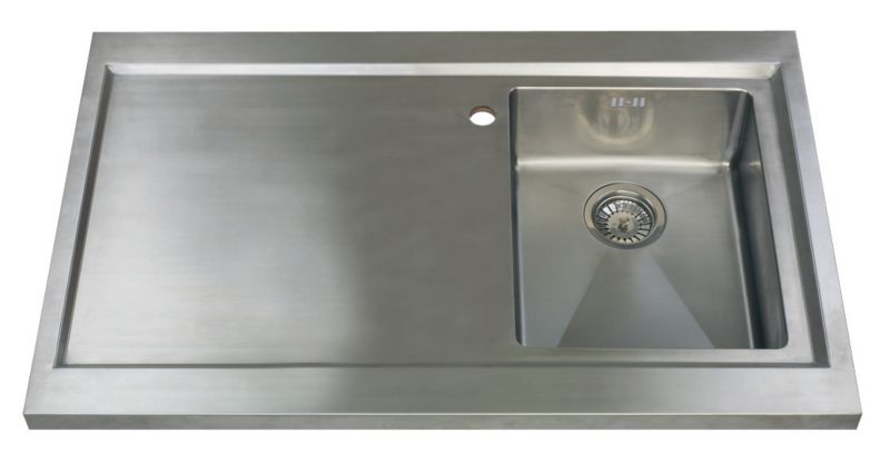 Astracast Deia 10 Bowl LHD Including Waste Kit Stainless Steel