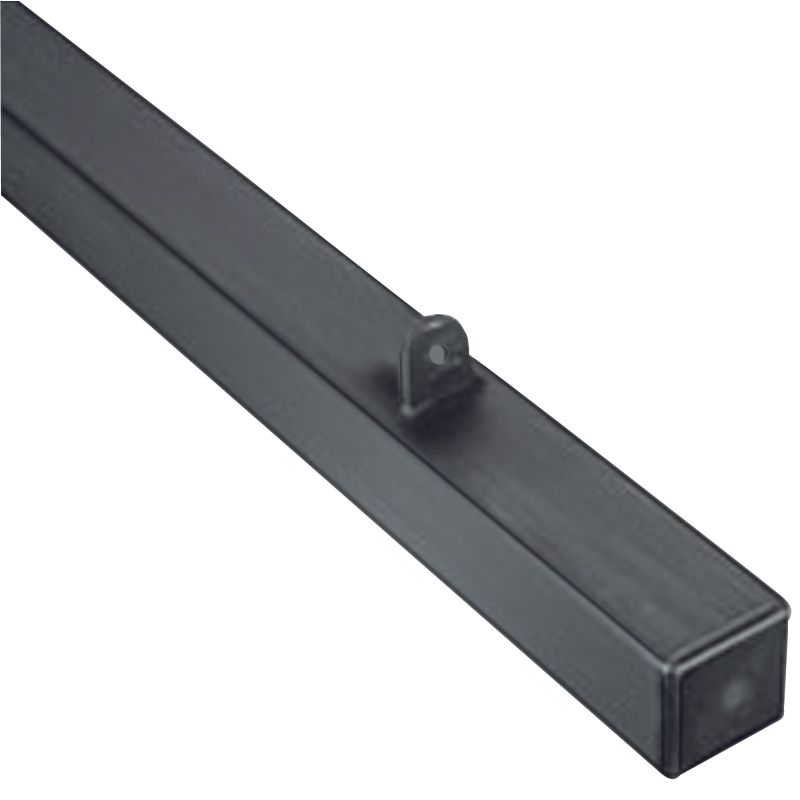 Post designed to concrete in, In black ready for final paint coat of your choice