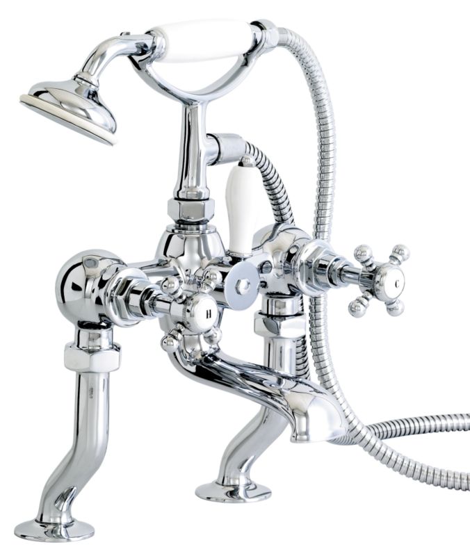 Gloucester Bath/Shower Mixer Chrome Effect