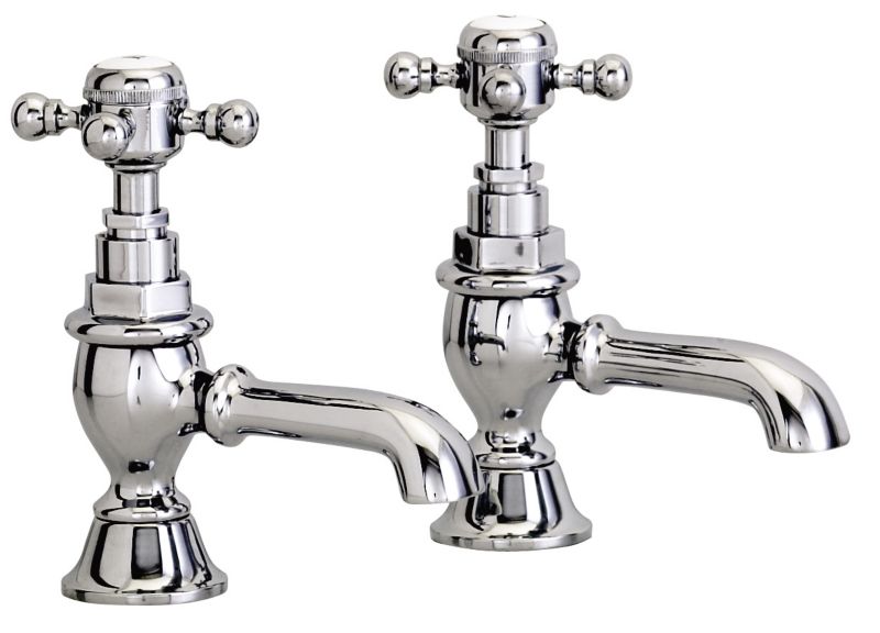 BandQ Gloucester Basin Taps Chrome Effect