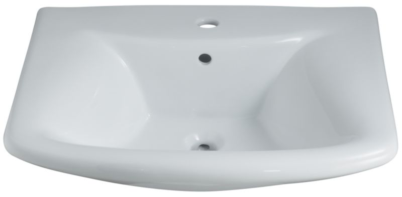 BandQ Seattle Basin White (W)615 x (L)510mm