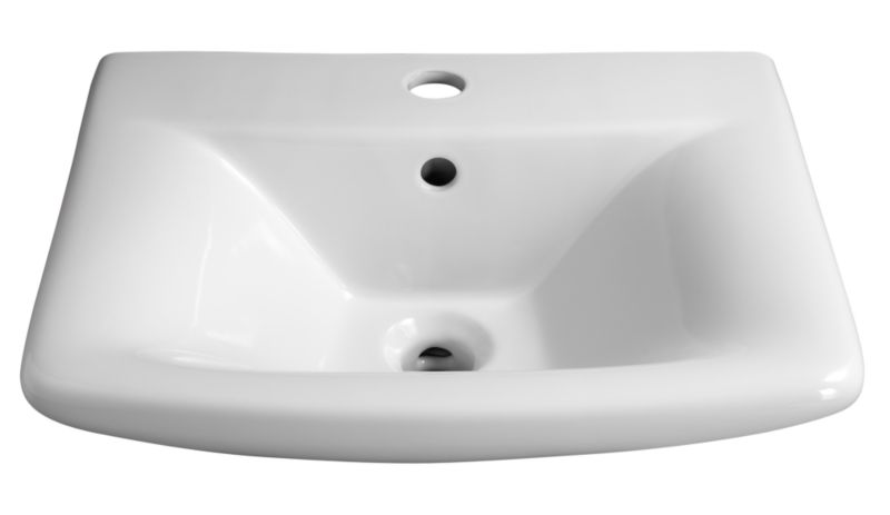 BandQ Seattle Cloakroom Basin White