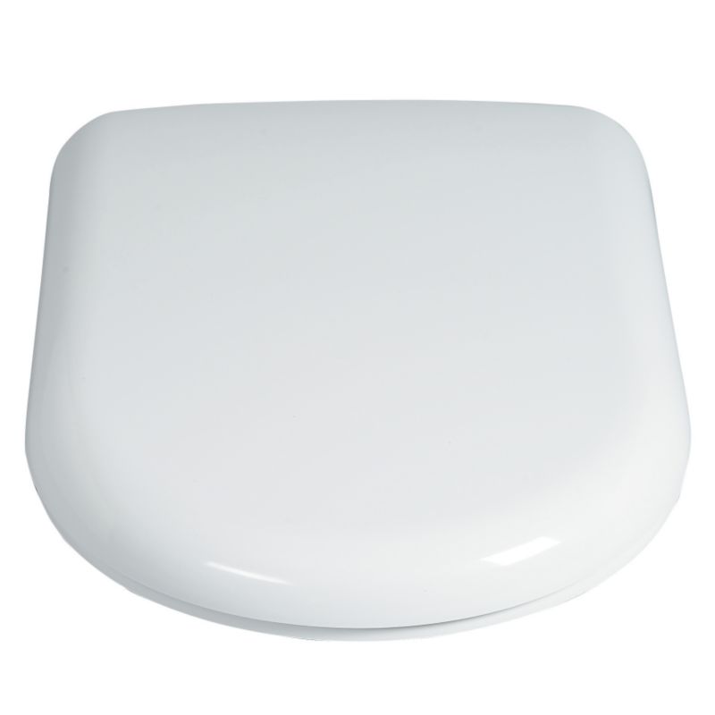 Mono Toilet Seat White/Chrome Effect