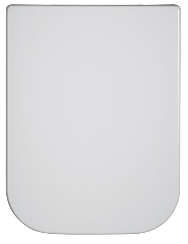 BandQ Tribeca Anti-Bacterial Toilet Seat White