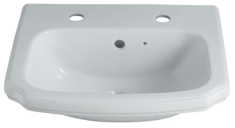 BandQ Gloucester Cloakroom Basin White