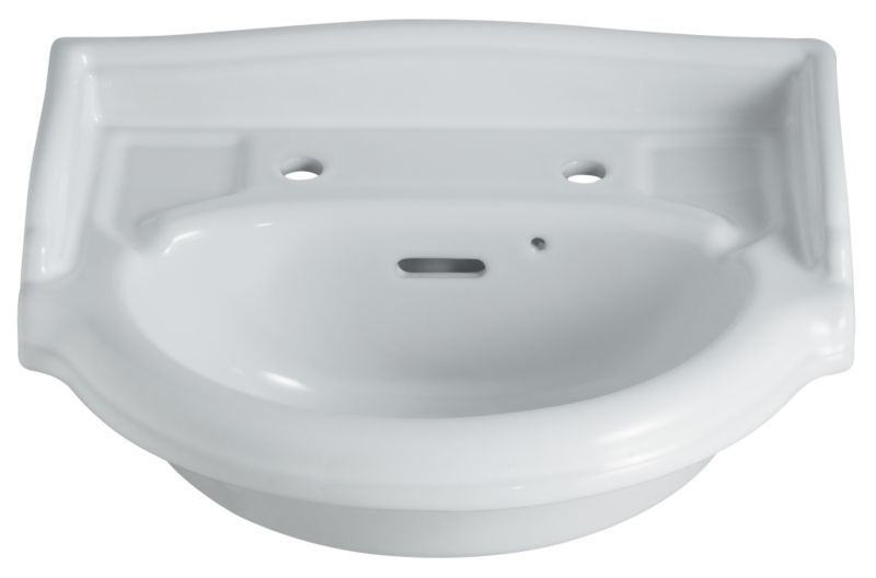 BandQ Romsey Classic Cloakroom Basin White