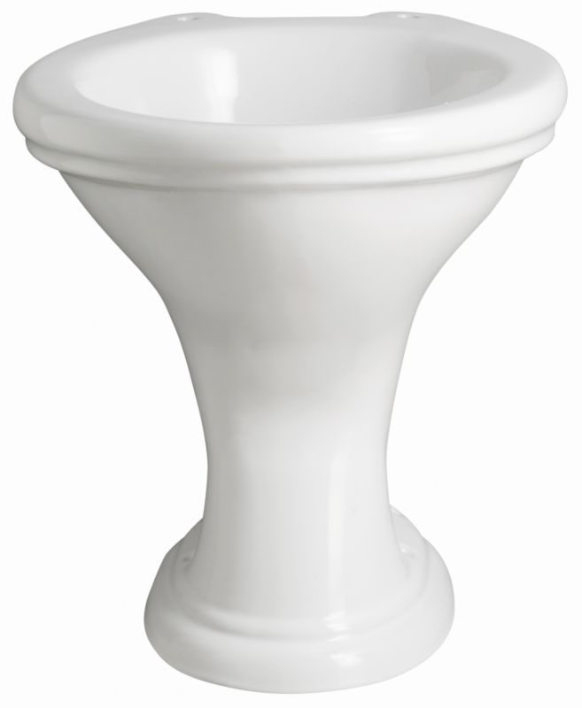 BandQ Romsey Classic Low-Level Pan White