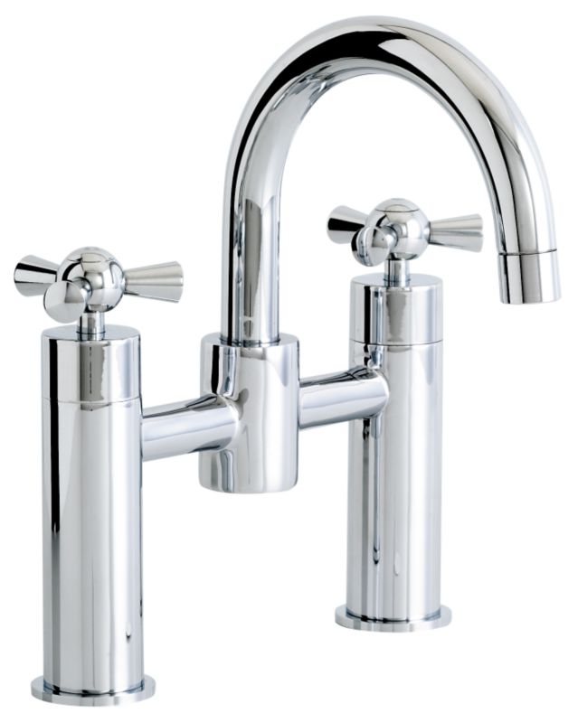 Porto Bath Filler Tap Chrome Effect