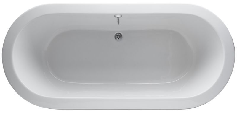 Nouveau Freestanding Acrylic Bath White