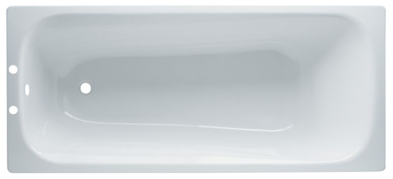 Steel Bath White