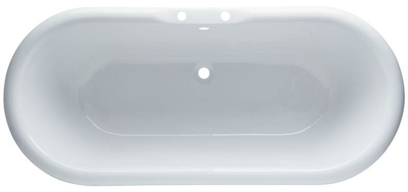 Roll Top Bath White