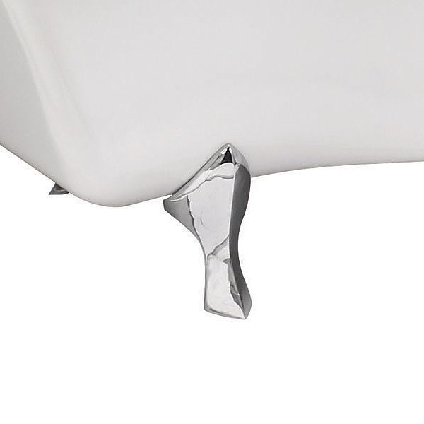 BandQ Modern Feet For Freestanding Baths Chrome Effect