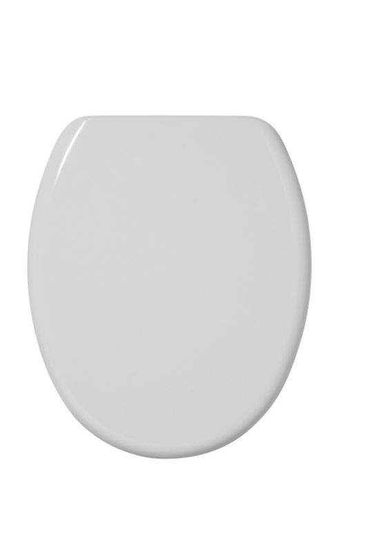 BandQ Rejuvenate Toilet Seat White/Chrome Effect