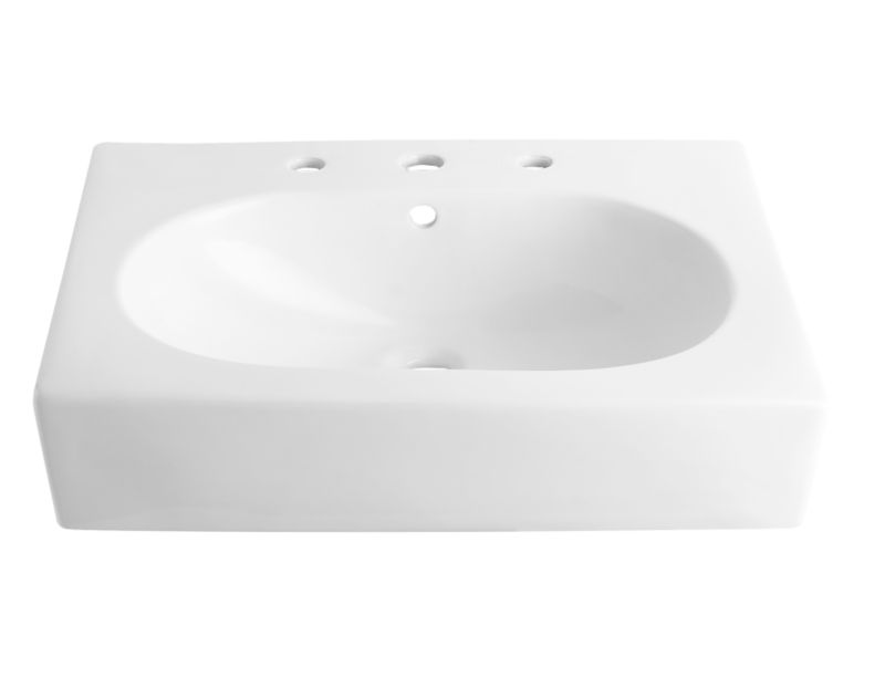 BandQ Select Pinot 3 Tap Hole Basin White