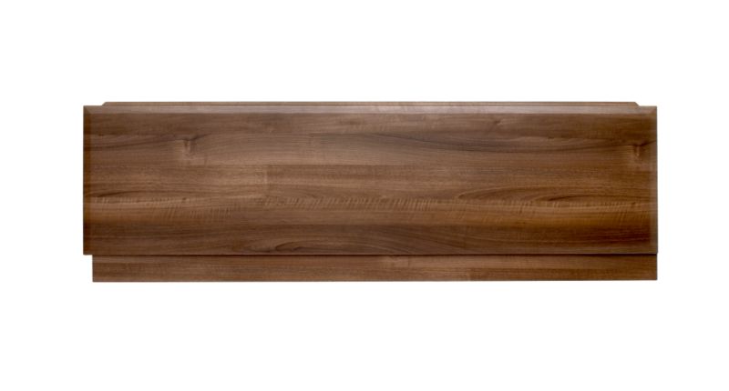 BandQ Bath Front Panel (L)1700mm Walnut Effect