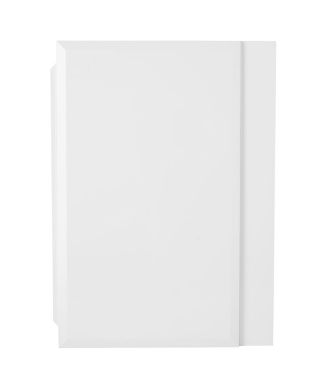 BandQ Bath End Panel (L)700mm High Gloss White