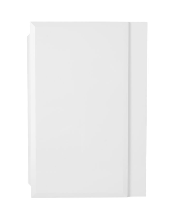 BandQ Bath End Panel (L)750mm High Gloss White