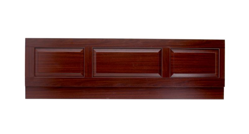 BandQ Romsey Bath Front Panel (L)1700mm Mahogany Effect