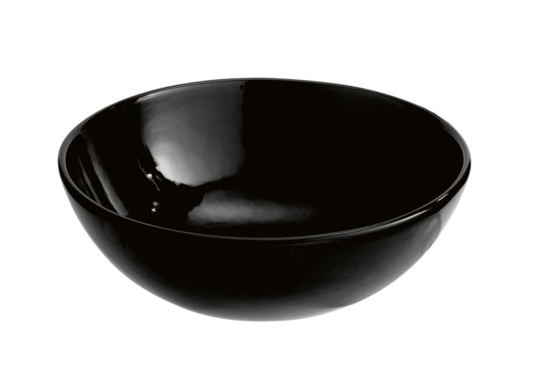 BandQ Round 1 Tap Hole Vessel Basin Black