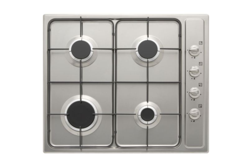 Four Burner Gas Hob With Flame Failure Device 60cm HG600SSFFD Stainless Steel