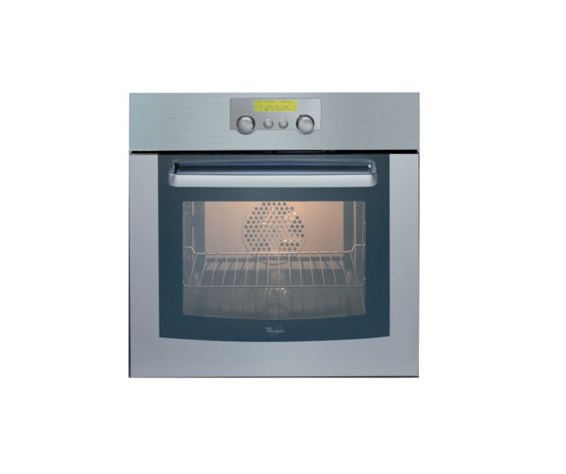 Whirlpool Electric Single Multifunction Oven With Text Display AKZ497IX Stainless Steel