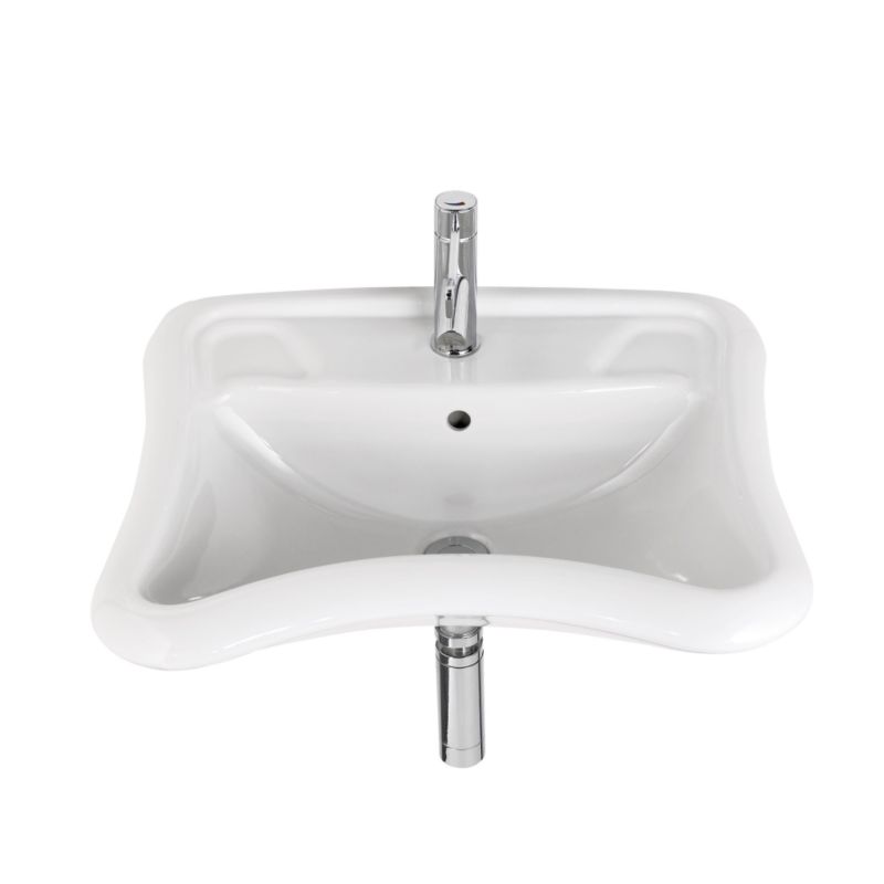 Living Bathroom Hand Basin with 1 Tap Hole