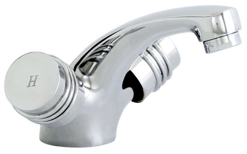 BandQ Barcelona Basin Mixer Tap Chrome Effect