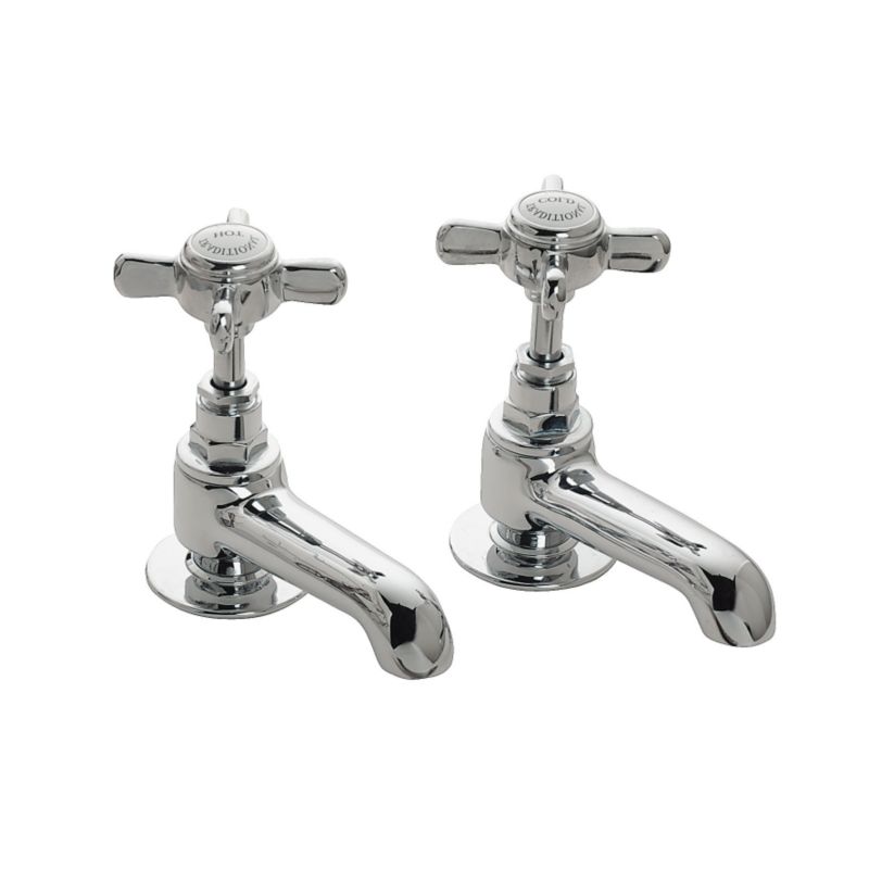 Romsey Bath Taps Chrome Effect