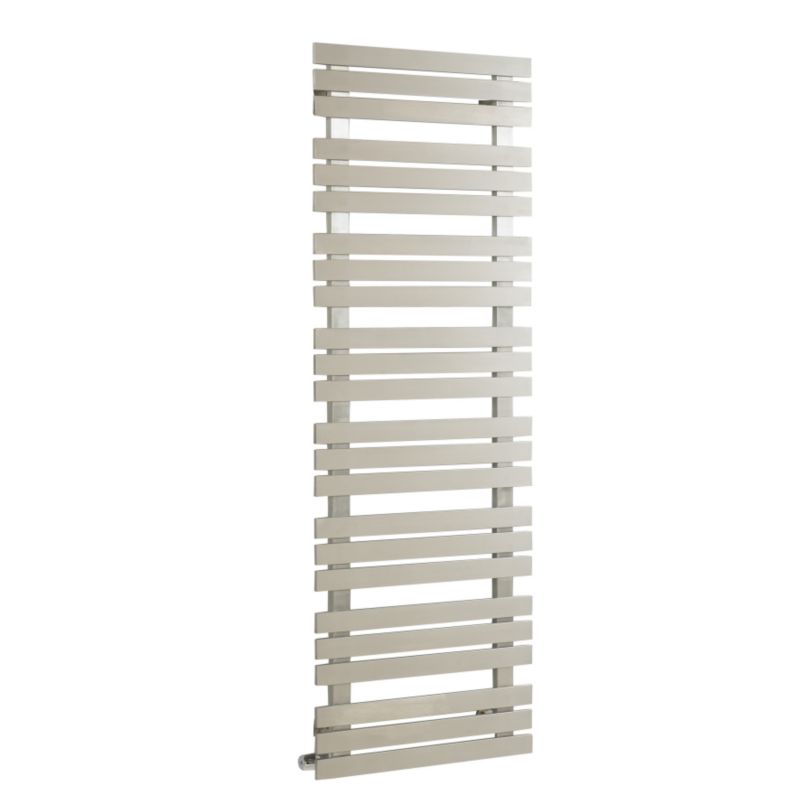 Accuro-Korle Captiva 24 Radiator Brushed Stainless Steel (H) 140 x (W) 50 x (D) 3cm