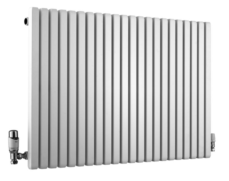 Supra Square Radiator White H600 x W870 x D96mm