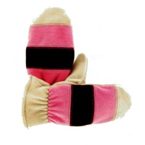 Girl's Stripe Mittens