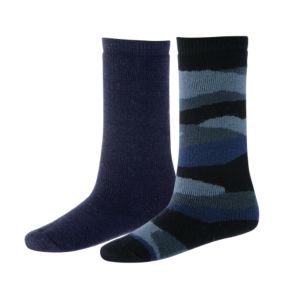 Kidaposs Twin Pack Camo Ski Socks