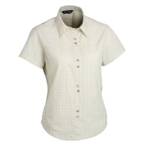 Women's Short Sleeved Check Tech Shirt