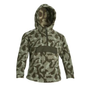 Peter Storm Boys Fire Camo Print Overhead Fleece