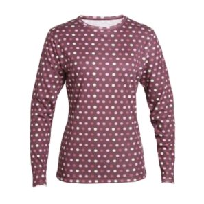 Women's Thermal Spot Print Top