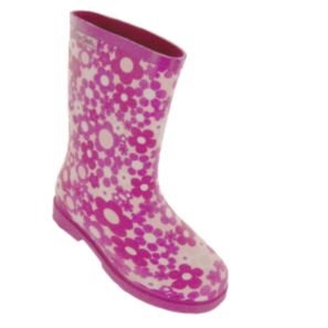 Girl's Floral Frenzy Wellingtons