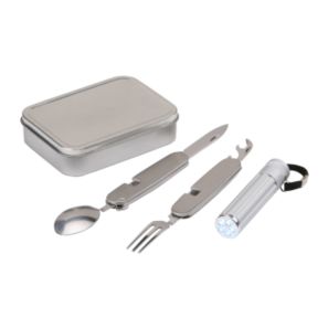 Cutlery Tool and LED Torch Set