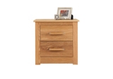 Allegro Large 2 drawer bedside