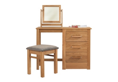 allegro Single pedestal dressing table only