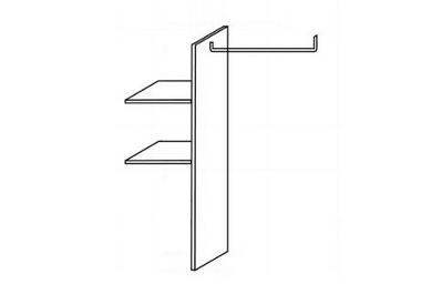 allegro 1.8m Wardrobe shelf pack