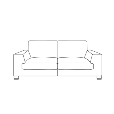 Unbranded Amix 3 seater sofa