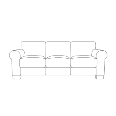 Unbranded Anteus 3 seater sofa