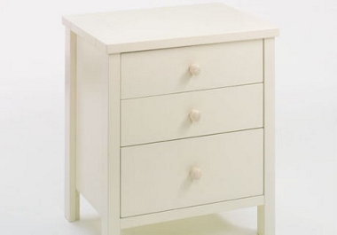 atlantis Ivory Bedside cabinet