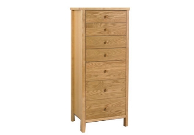 Light 7 drawer tall chest