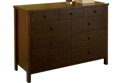 atlantis Dark 6 plus 3 drawer chest