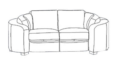 Agua 3 seater sofa